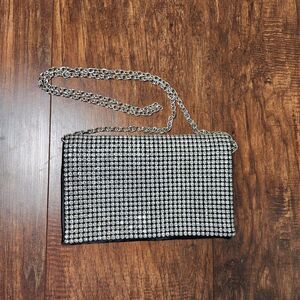 AMBER SCEATS Stella Crystal Bling Bag, Evening Purse With Strap